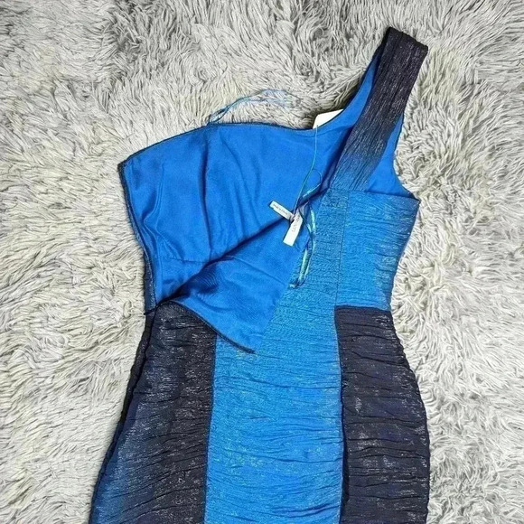 max and cleo dress women's size 4 NWT msrp $168.00 "KAREN" color strlitbluec - Picture 4 of 5